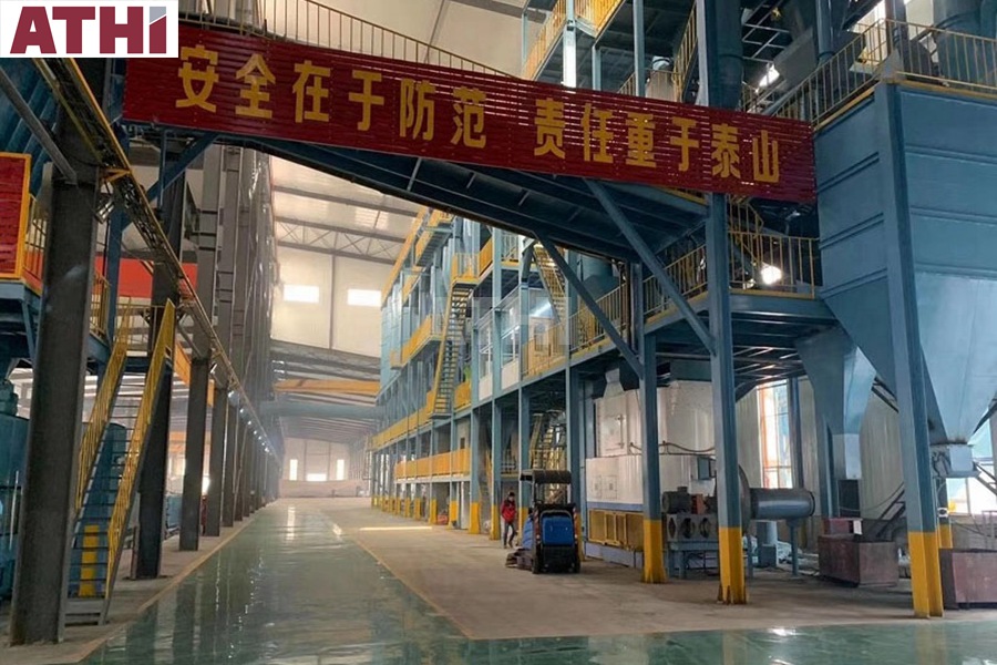 青岛乐竞官方网站重工粘土砂处理生产线